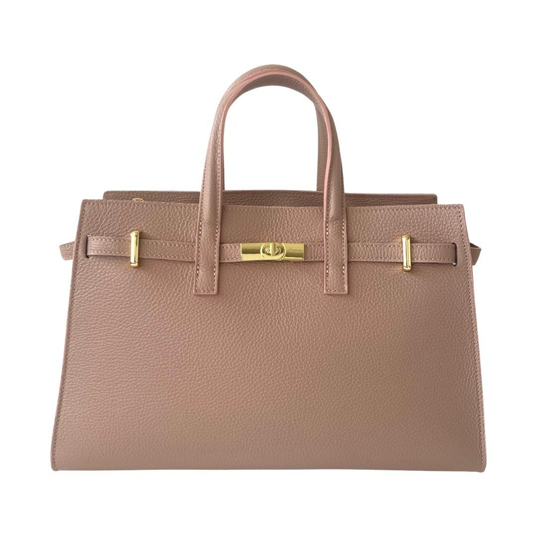 Modex™ Sac en cuir italien luxueux avec cadenas signature