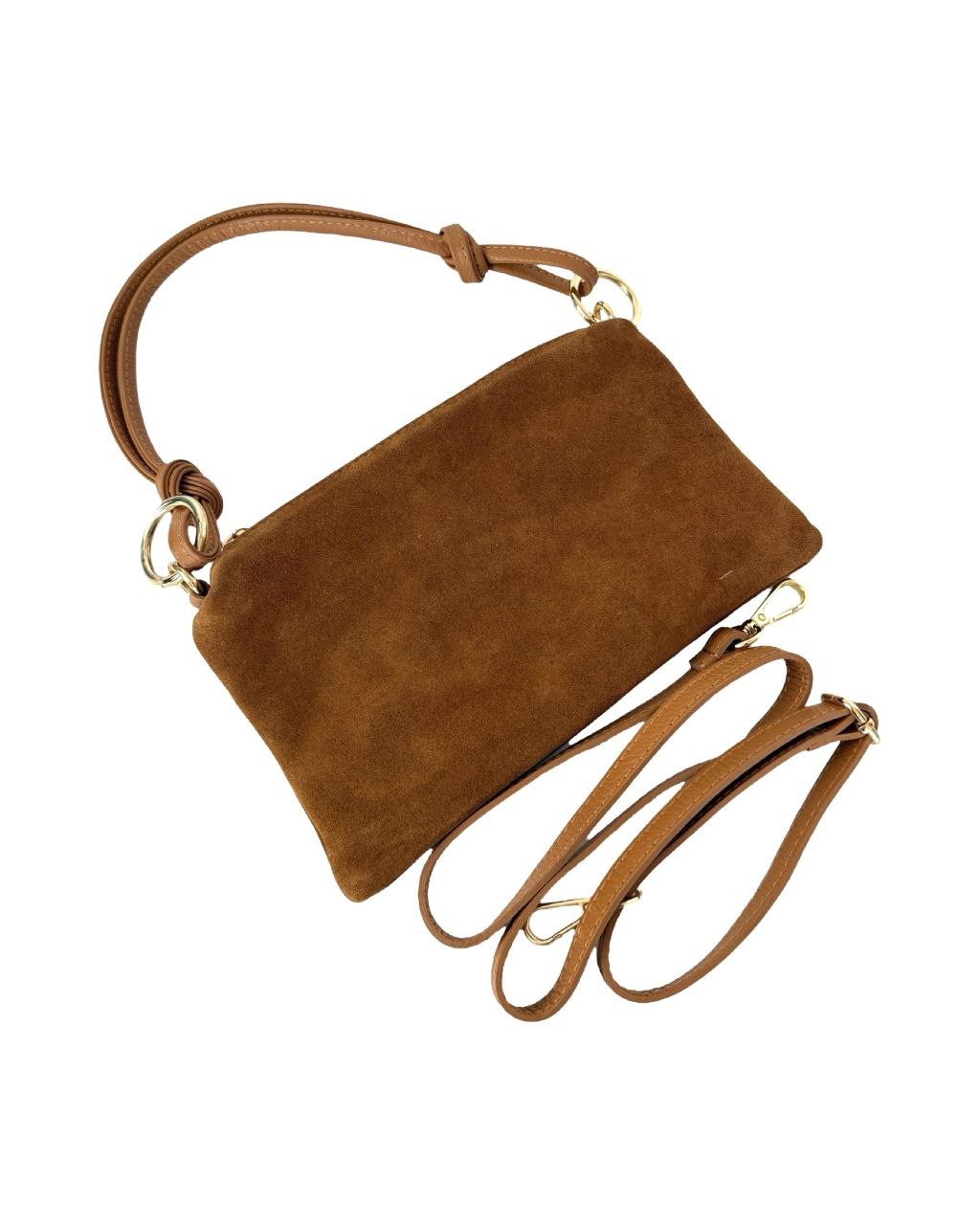 Sac compact en cuir italien avec sangles par Modex™