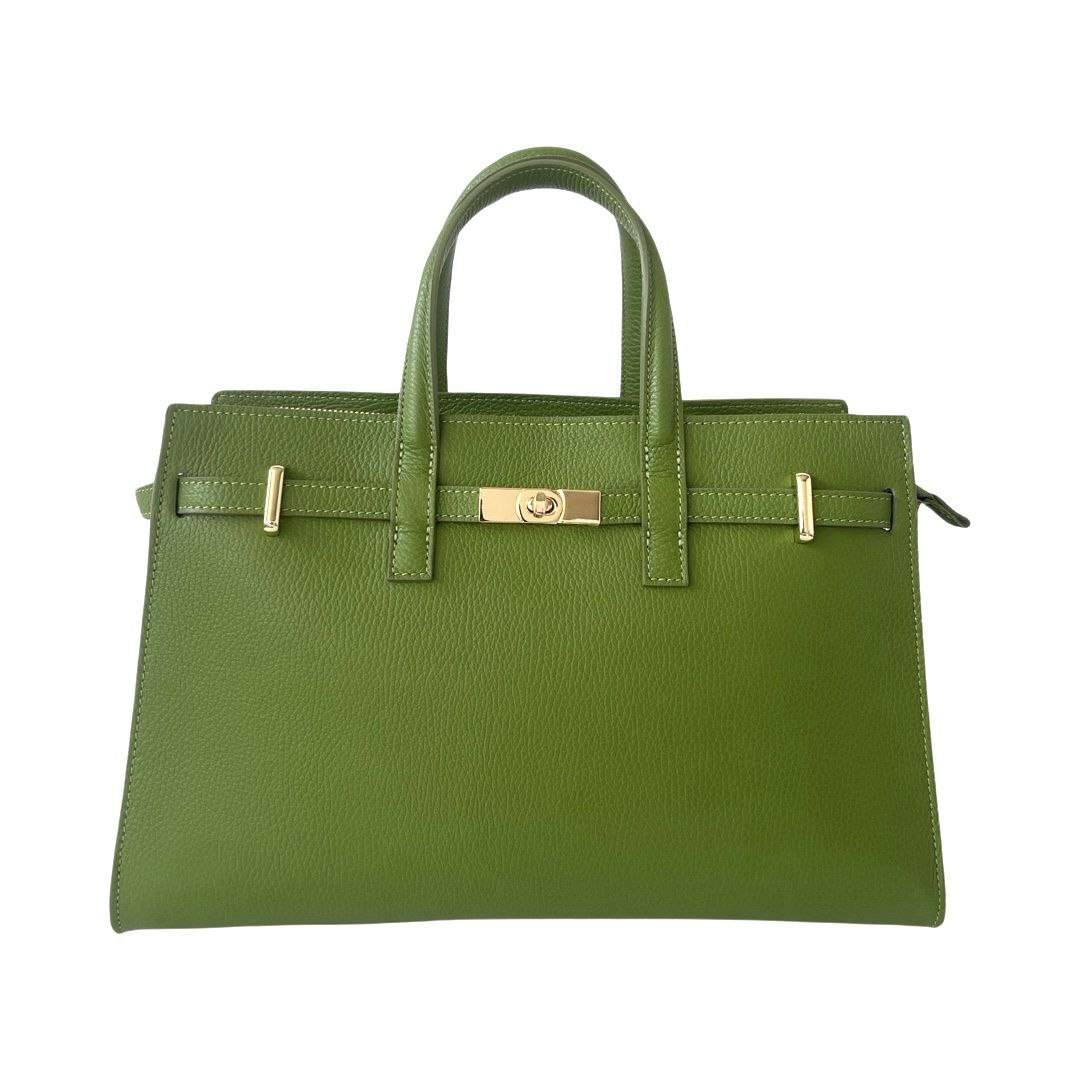 Modex™ Sac en cuir italien luxueux avec cadenas signature