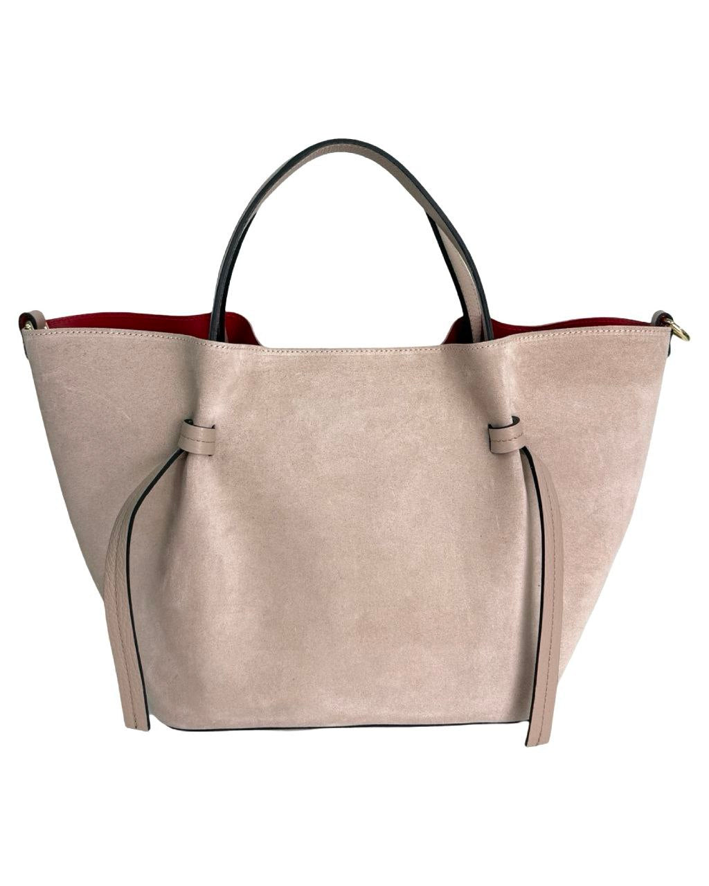 Sac élégant en daim et cuir véritable – Qualité italienne premium