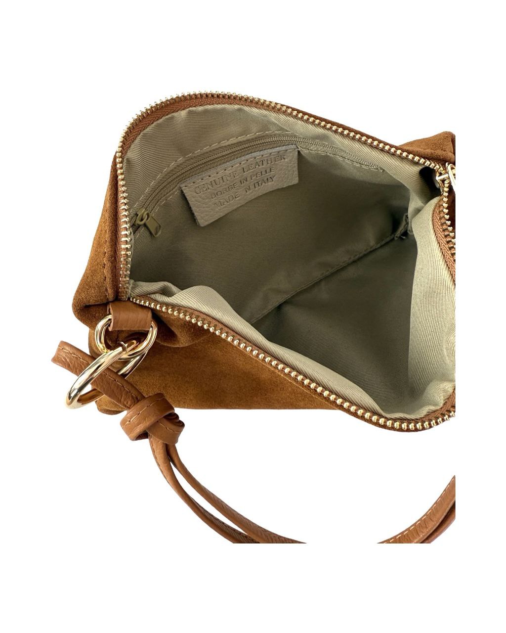 Sac compact en cuir italien avec sangles par Modex™