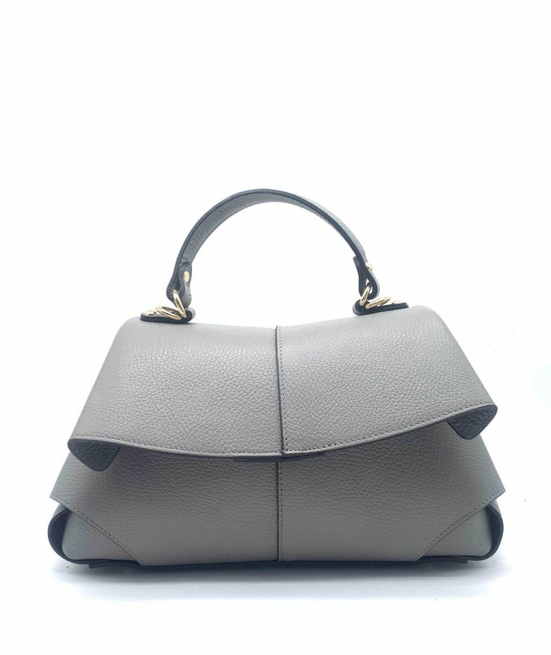 Structured Top-Handle Bag with Removable Strap