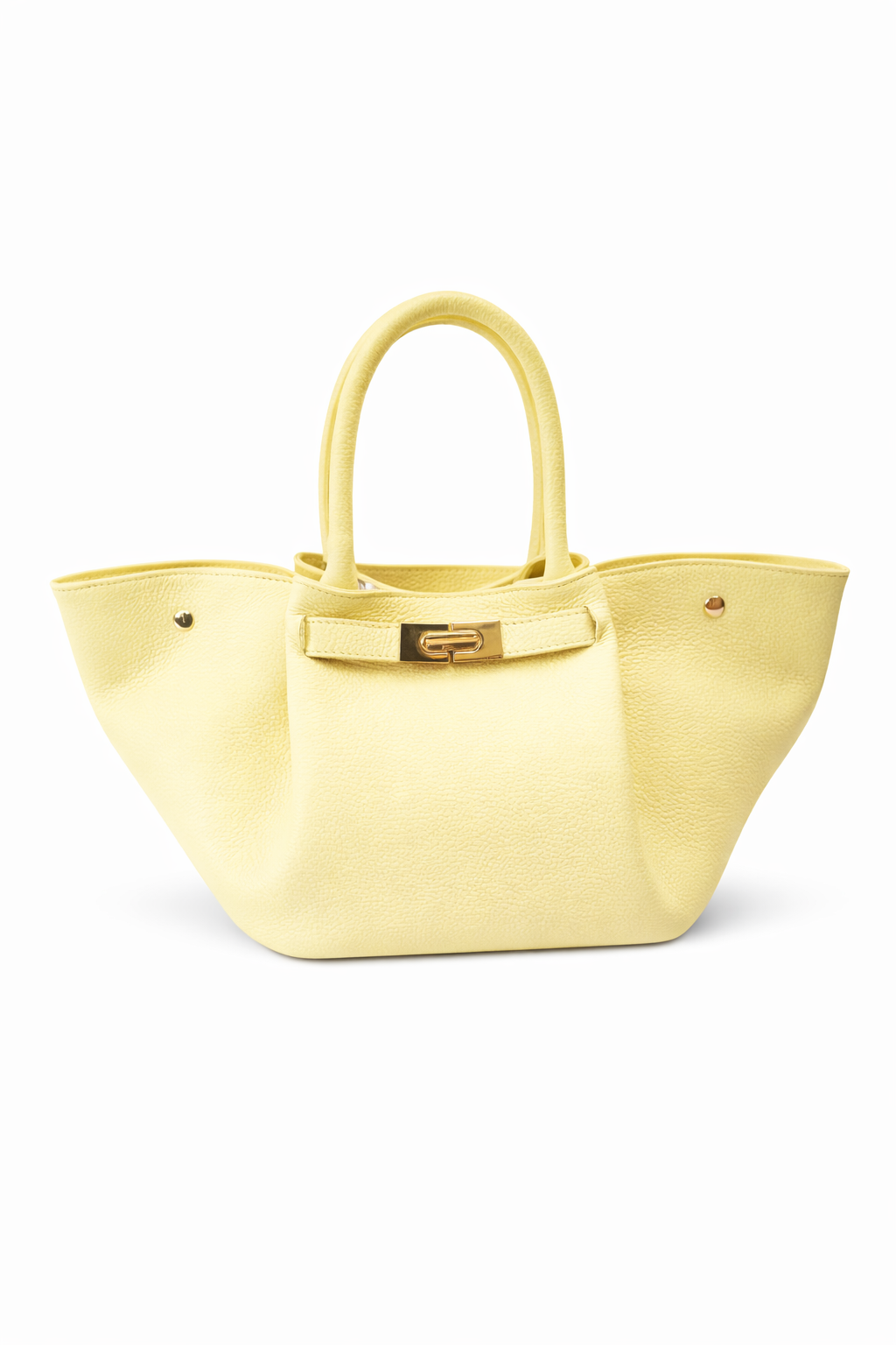 Structured Leather Handbag