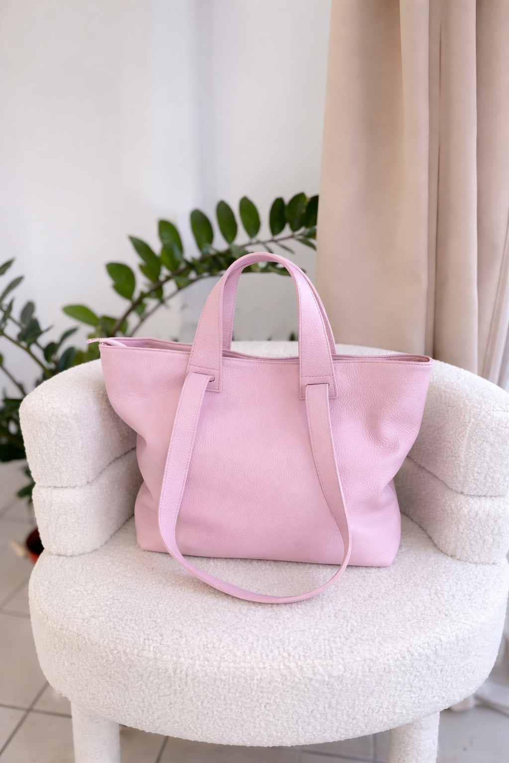 Elegant Leather Tote Bag
