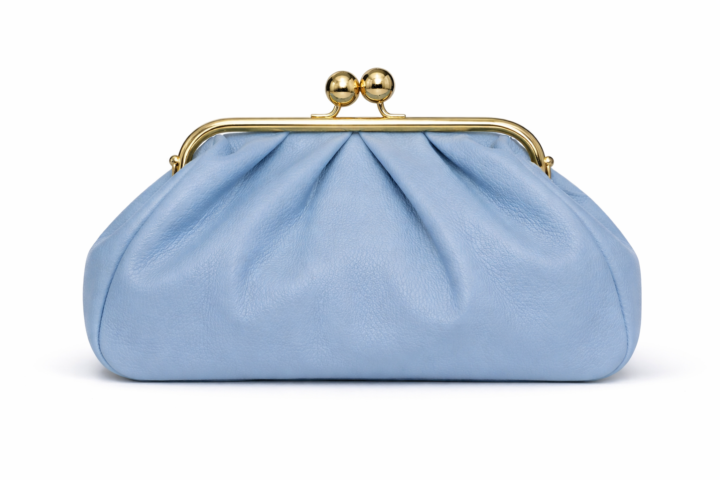 Leather Frame Bag with Kiss-Lock