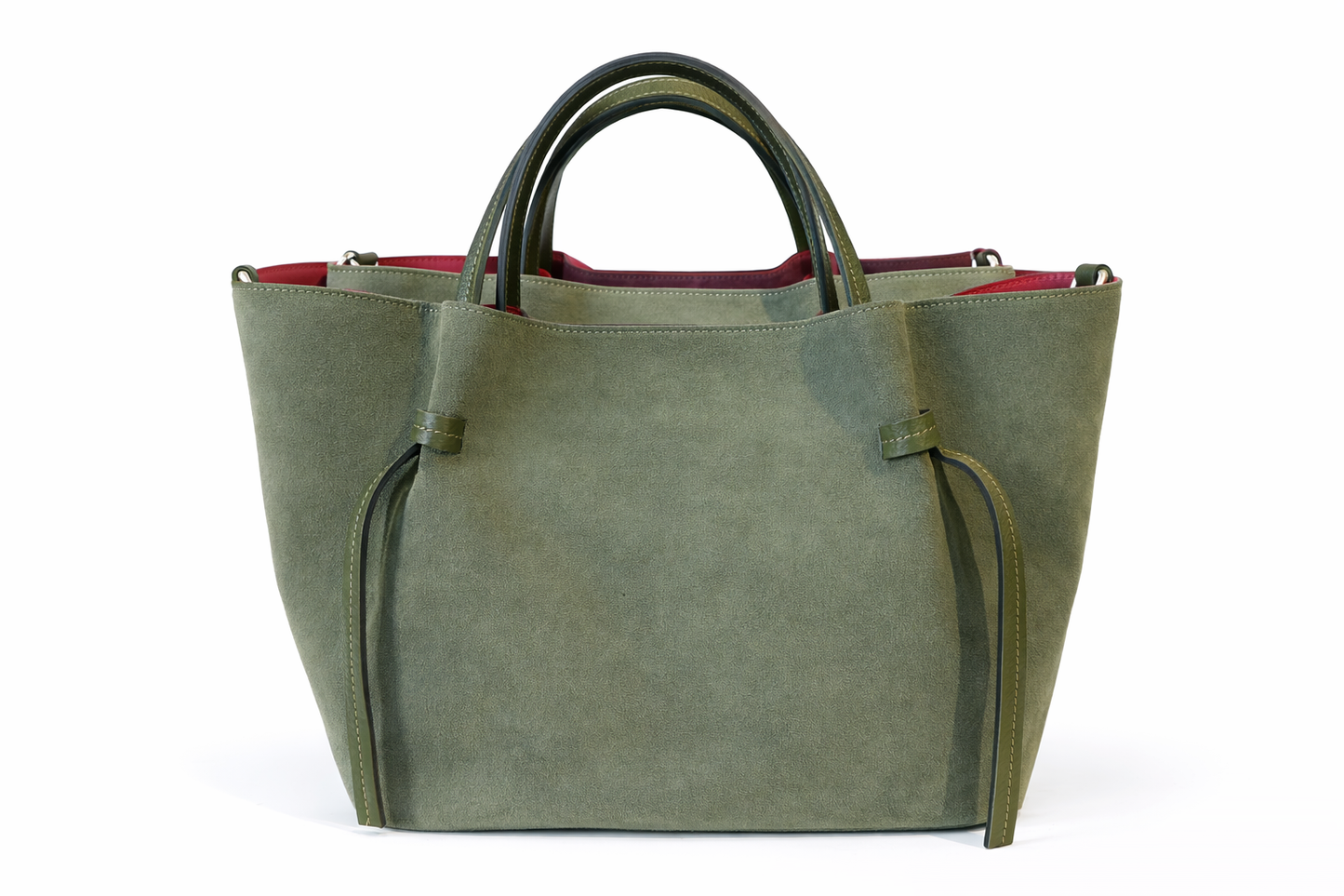 Elegante Tasche aus Wildleder und echtem Leder – Premium-Qualität aus Italien