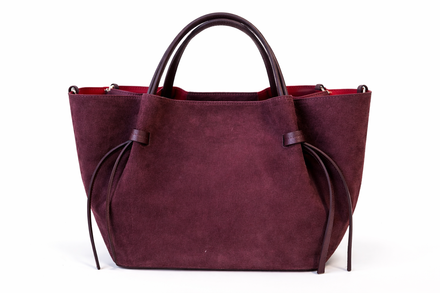 Elegante Tasche aus Wildleder und echtem Leder – Premium-Qualität aus Italien