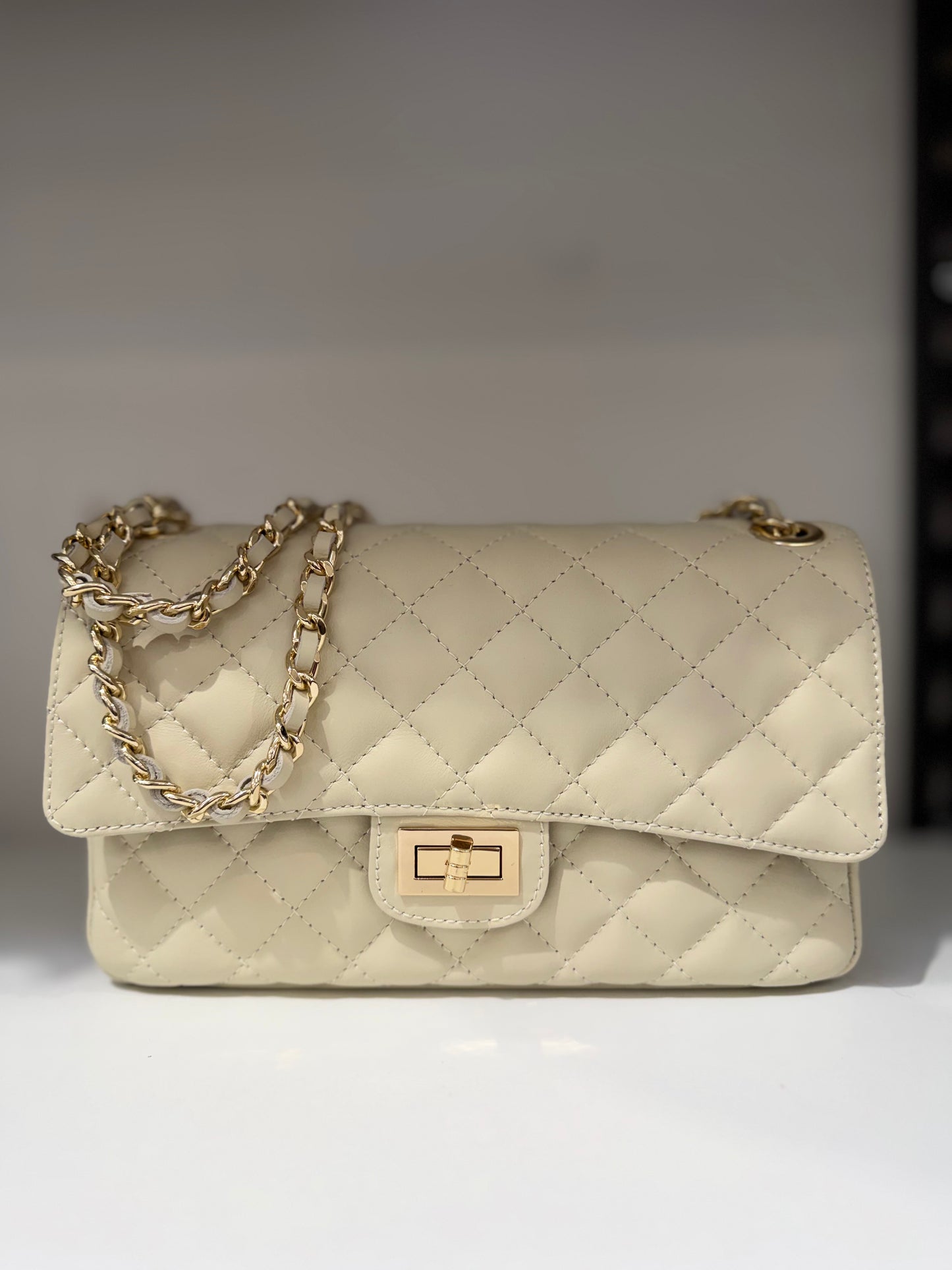 Classic Quilted Shoulder Bag