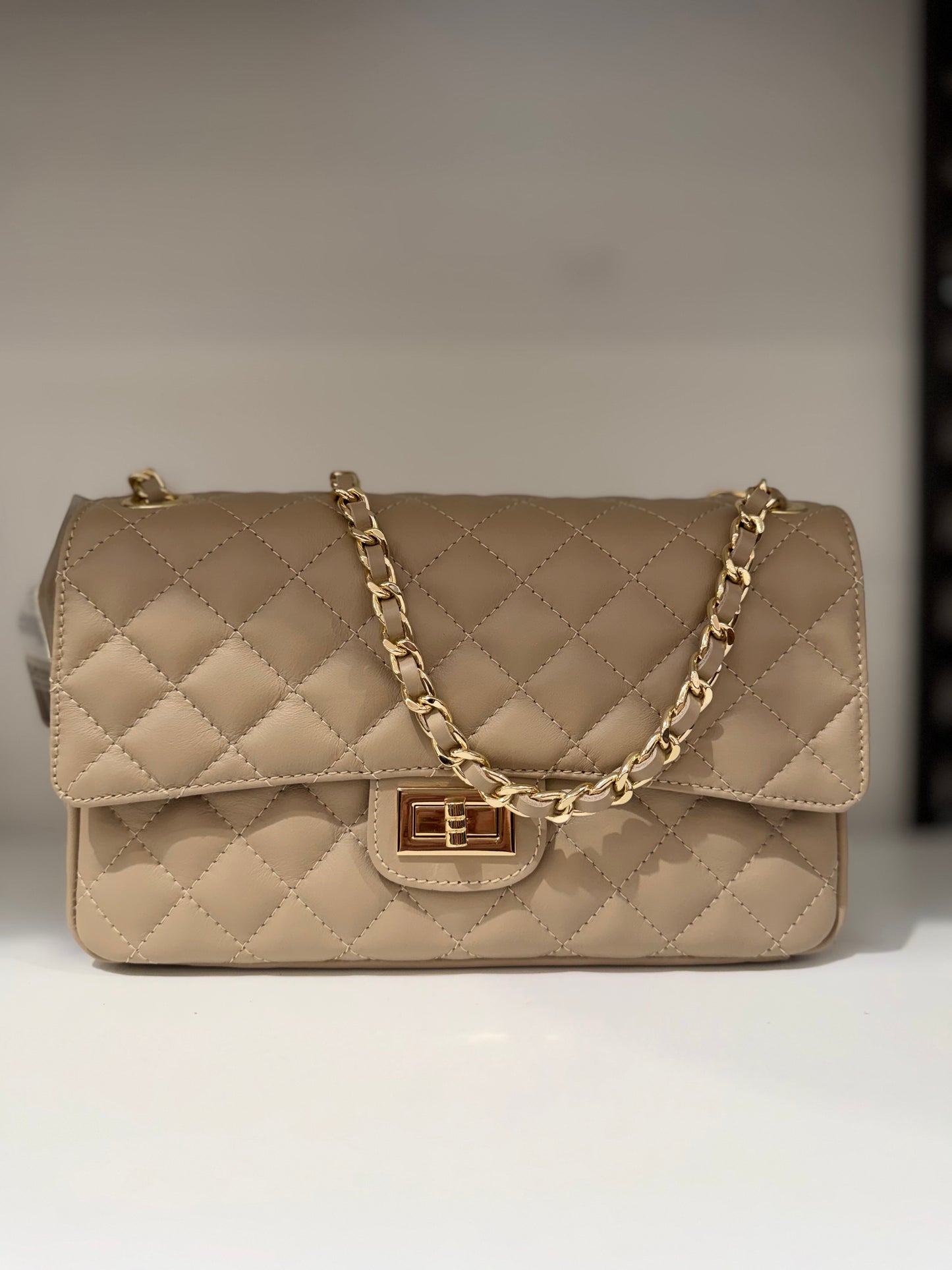 Classic Quilted Shoulder Bag