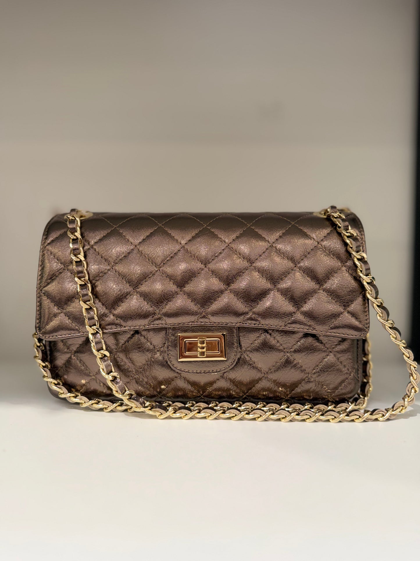 Classic Quilted Shoulder Bag