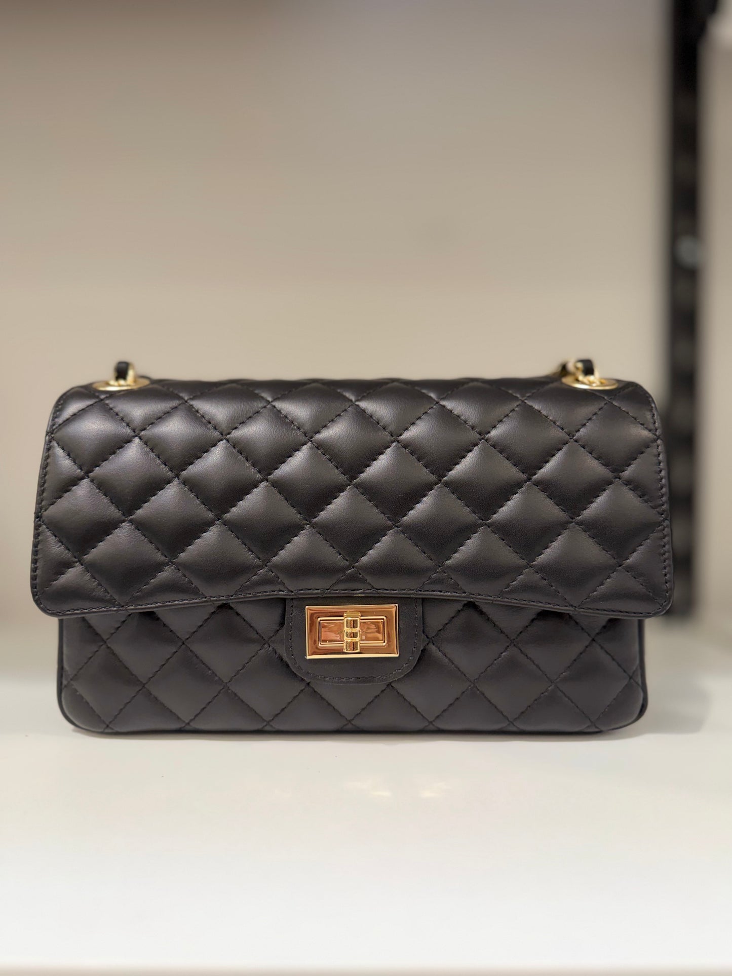 Classic Quilted Shoulder Bag