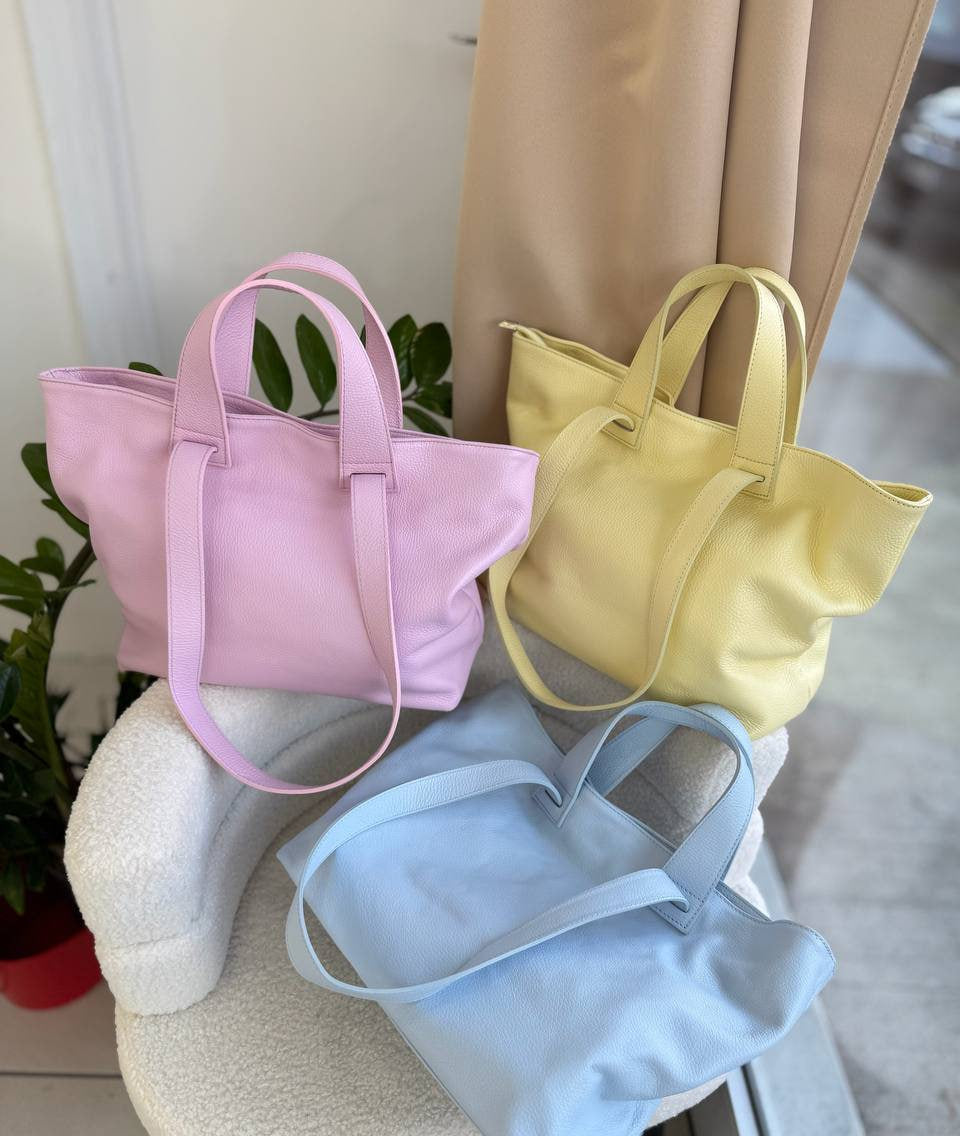 Elegant Leather Tote Bag