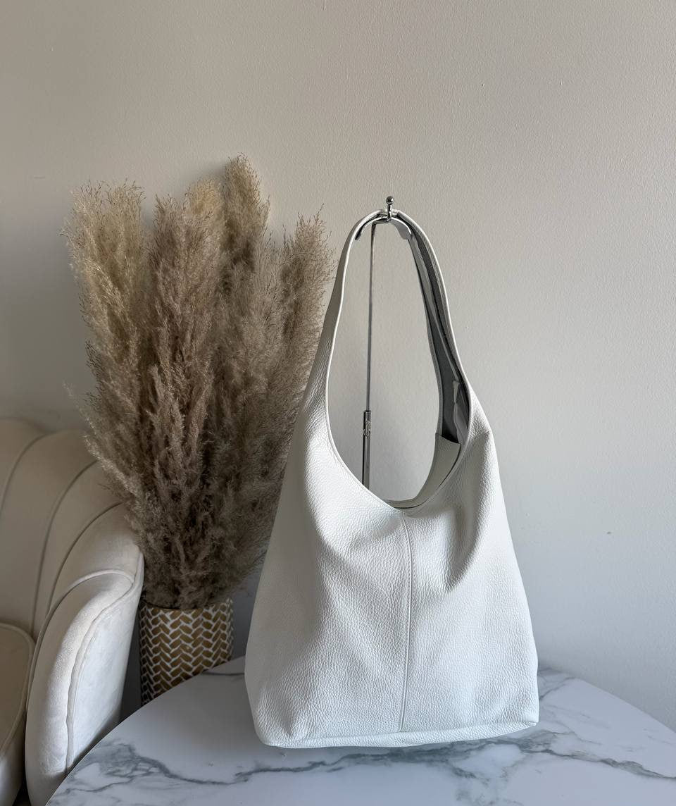 Soft Leather Hobo Bag