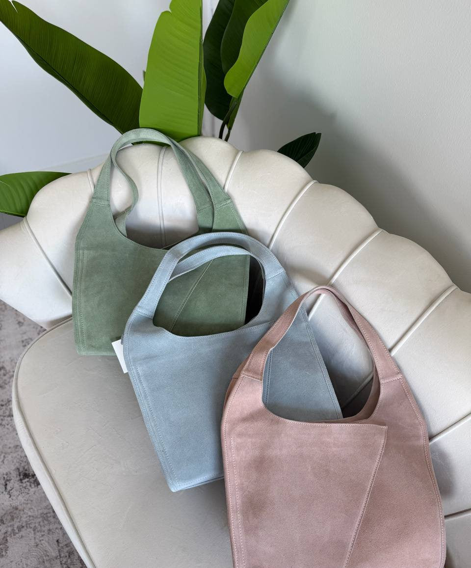 Suede Leather Shoulder Bag