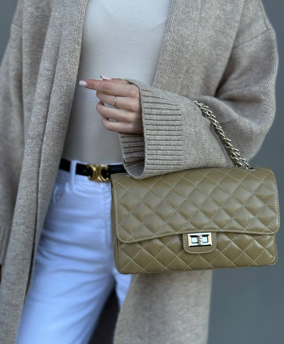 Classic Quilted Shoulder Bag
