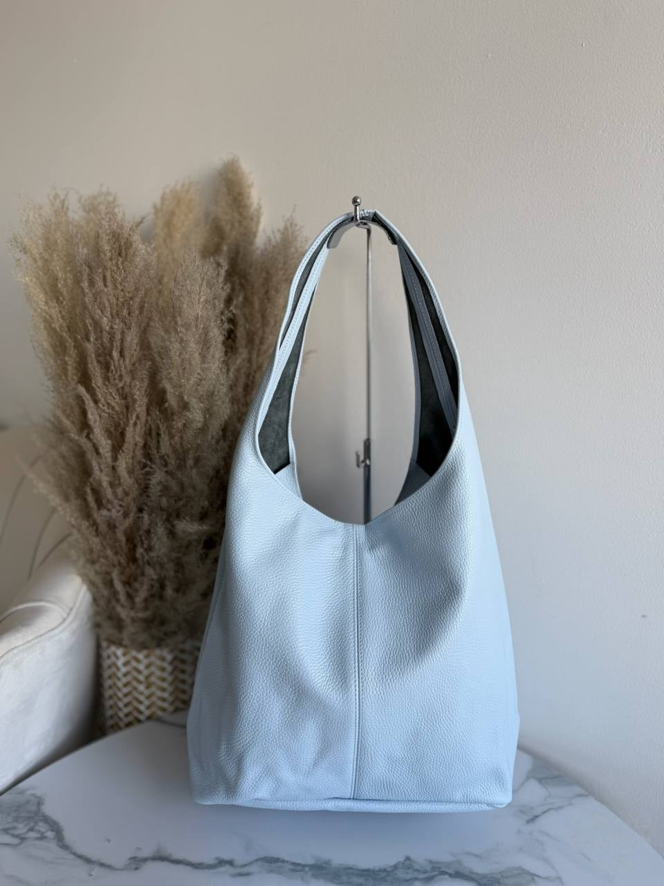 Soft Leather Hobo Bag