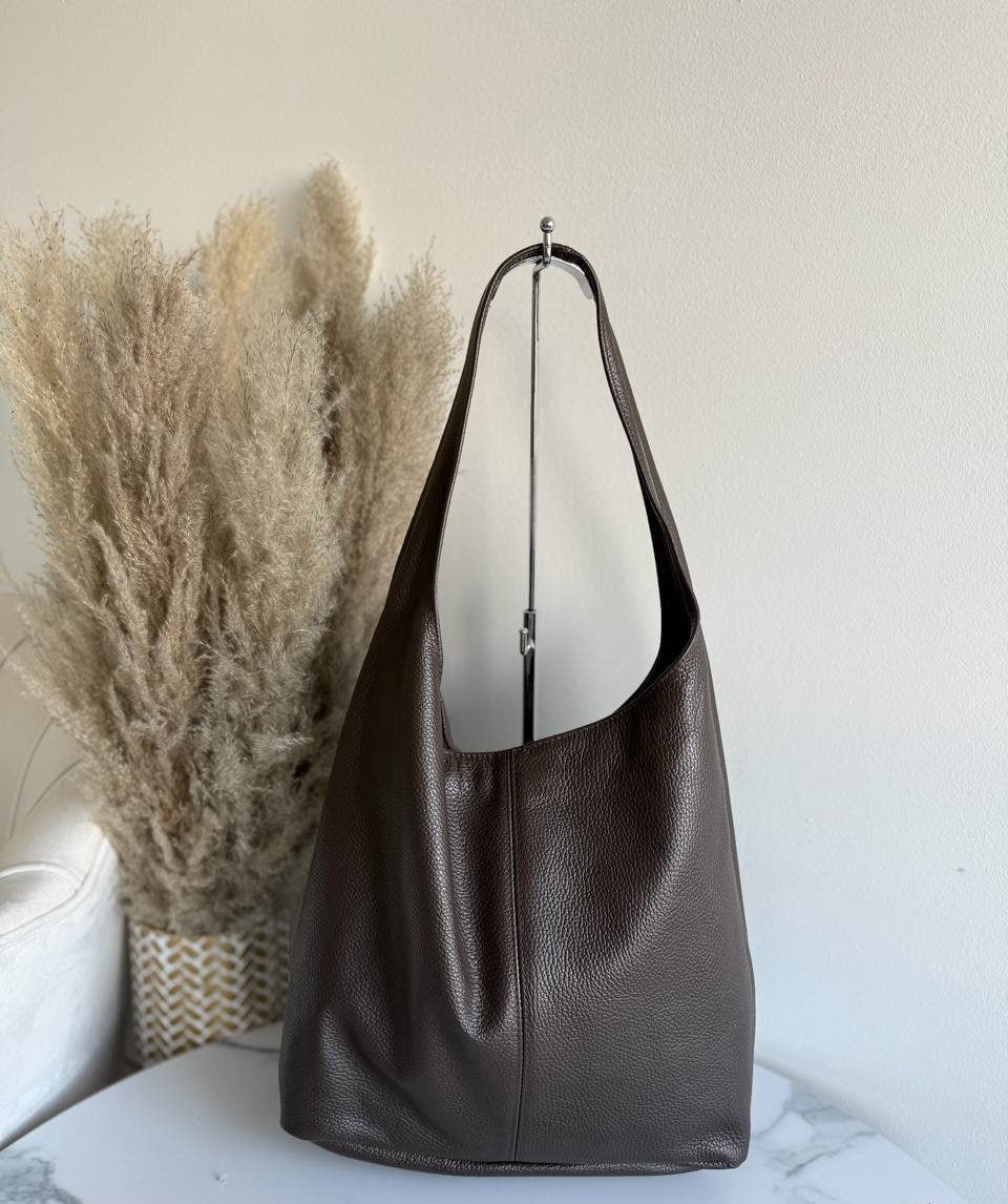 Soft Leather Hobo Bag