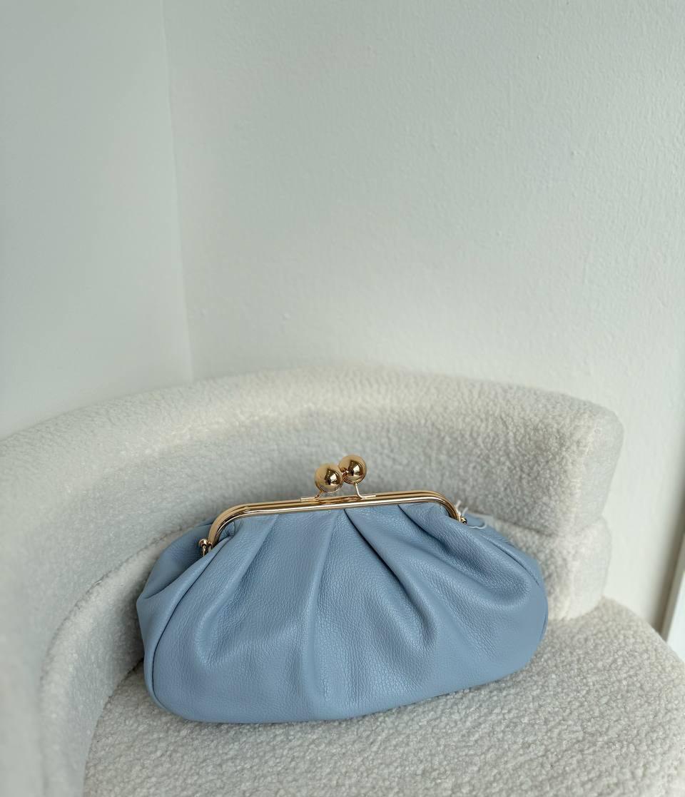 Leather Frame Bag with Kiss-Lock