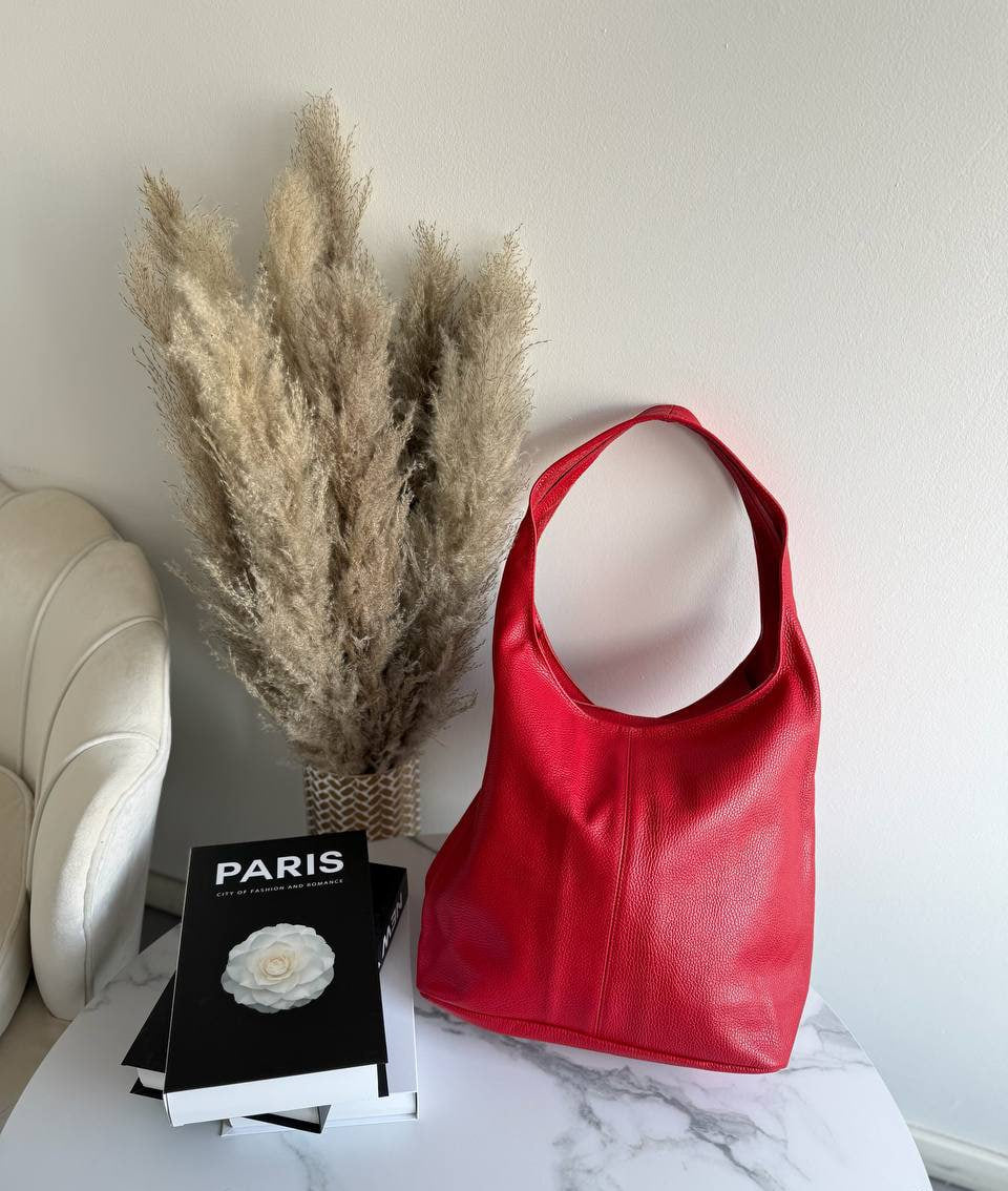 Soft Leather Hobo Bag